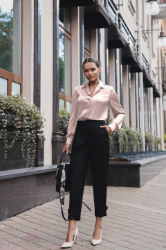 Блуза Ольга Стиль С-911 светло-розовый - фото 5