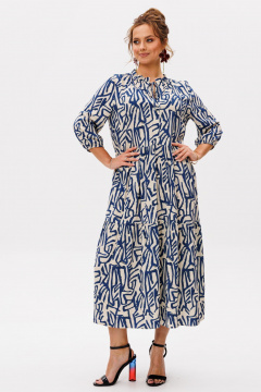 Платье Mubliz 257 синий - фото 4