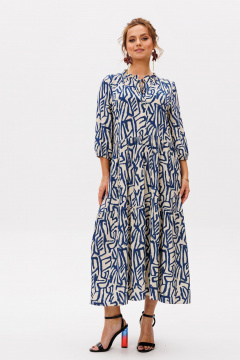 Платье Mubliz 257 синий - фото 3