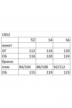 Брюки, жакет Ольга Стиль С-852 светло-синий - фото 4