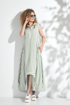 Сарафан Euromoda 582 хаки - фото 1