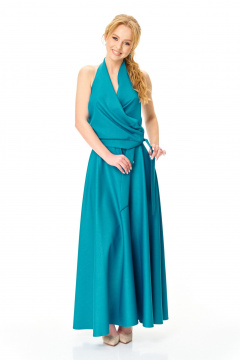 Топ, юбка T&N 7633 бирюза - фото 3