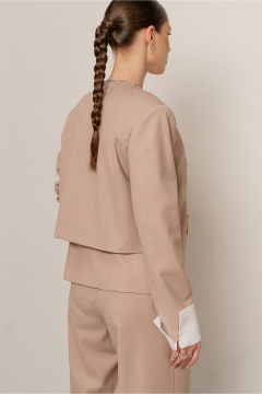 Жакет JRSy 2558 бежевый - фото 4