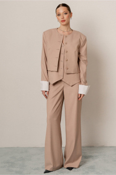 Жакет JRSy 2558 бежевый - фото 1