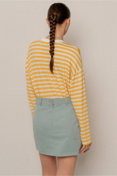 Джемпер JRSy 2560 желтый-молоко_полоса - фото 3