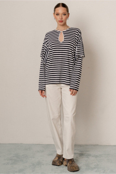 Джемпер JRSy 2569 сине-белая_полоса - фото 1