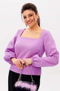 Блуза Anelli 1531 фиалка - фото 3