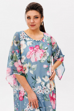 Платье Anelli 1559 цветок_миндаля - фото 2