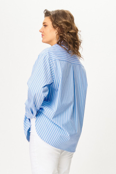 Блуза Svetlana-Style 2117 голубая_полоска - фото 2