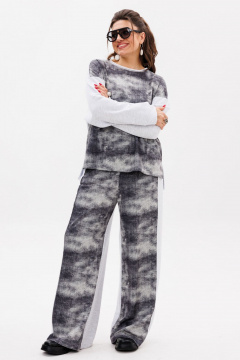 Брюки, джемпер Anelli 1526 рябчик - фото 5