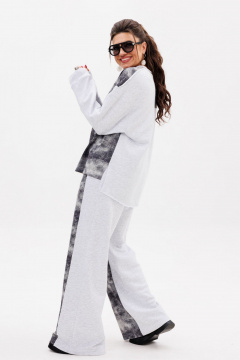 Брюки, джемпер Anelli 1526 рябчик - фото 3