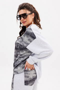 Брюки, джемпер Anelli 1526 рябчик - фото 2