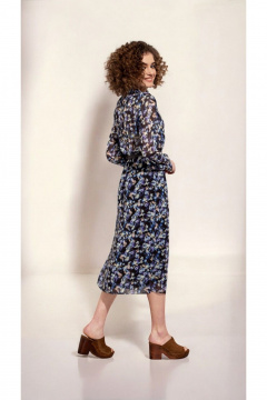 Платье Nova Line 50412 дизайн цветы - фото 3