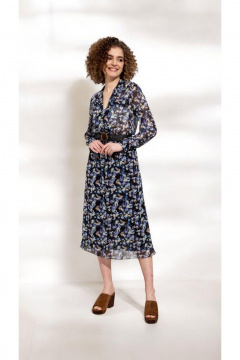 Платье Nova Line 50412 дизайн цветы - фото 1