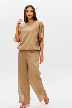 Блуза, брюки Fantazia Mod 4783 золоисто-оливковый - фото 1