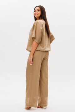 Блуза, брюки Fantazia Mod 4783 золоисто-оливковый - фото 4