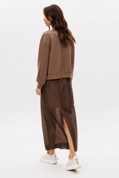 Джемпер и юбка в стиле повседневный из трикотажа Fantazia Mod 4958 - фото 3