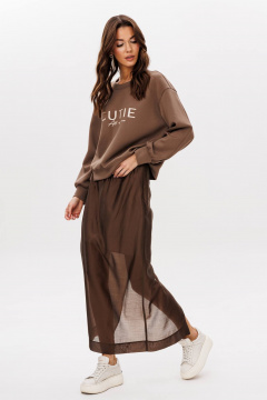 Джемпер и юбка в стиле повседневный из трикотажа Fantazia Mod 4958 - фото 1