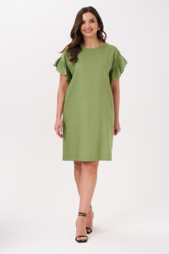 Платье Панда 174880w оливковый - фото 1