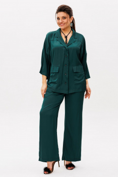Блуза, брюки Anelli 1558 изумрудный_город - фото 5