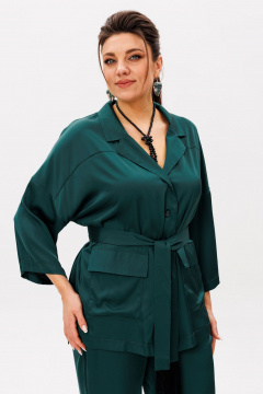 Блуза, брюки Anelli 1558 изумрудный_город - фото 2