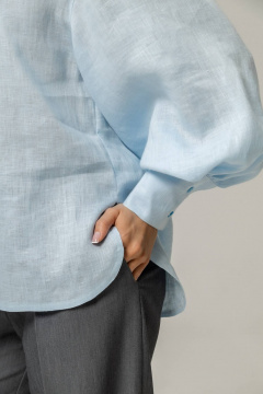 Блуза Twok 110202 небесный - фото 4