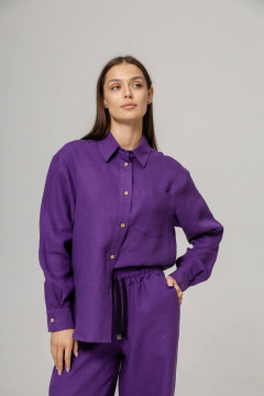Брюки, рубашка Twok 110203 фиалковый - фото 5
