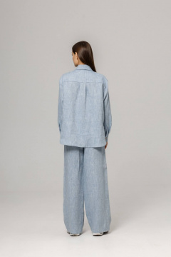 Брюки, рубашка Twok 110205 цвет воды - фото 5