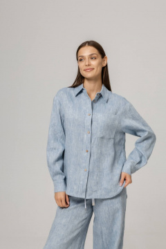 Брюки, рубашка Twok 110205 цвет воды - фото 4