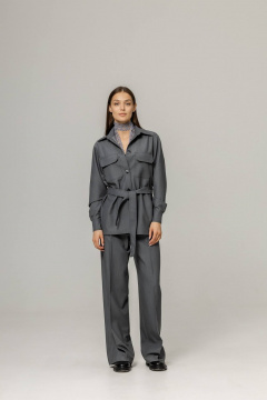 Брюки, рубашка Twok 222011 серый - фото 5