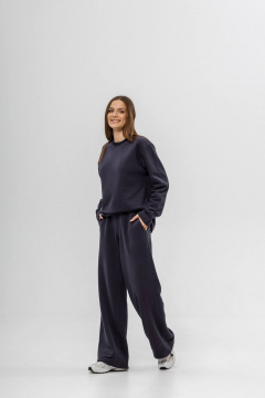 Брюки, лонгслив Twok 400766 графит - фото 1