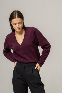 Джемпер Twok 440708 бургунди - фото 1