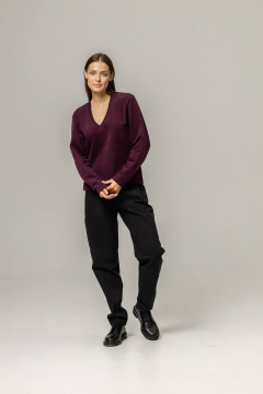 Джемпер Twok 440708 бургунди - фото 2