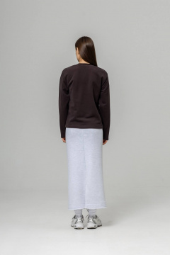 Джемпер Twok 440709 шоколад - фото 2