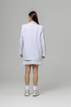 Жакет Twok 444001 белый меланж - фото 4