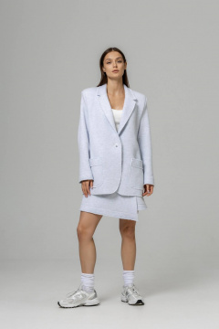 Жакет Twok 444001 белый меланж - фото 3