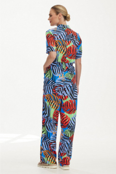 Комбинезон Твой имидж 2125 голубой_принт - фото 2