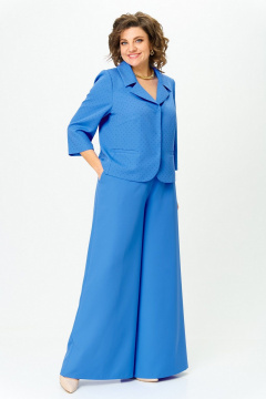 Брюки, жакет Koketka i K 1271 василек - фото 1