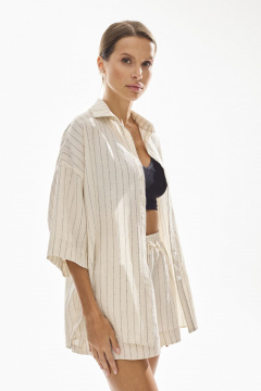 Блуза, шорты DAVA 2225 бежевый - фото 4