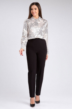 Классические брюки со стрелками зауженные к низу IVARI 303/1 черный - фото 2