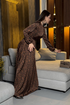 Платье Pavlova 178 коричневый - фото 4