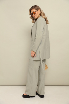 Брюки, жакет, топ LM К127048 зеленый - фото 4