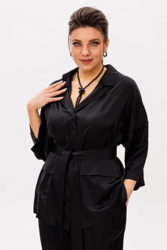 Блуза, брюки Anelli 1558 черный_жемчуг - фото 2