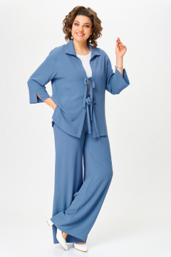 Брюки, жакет, топ Svetlana-Style 2114 индиго - фото 2