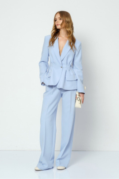 Брюки, жакет PiRS 5492 голубой - фото 5