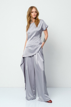 Блуза, брюки PiRS 5816 серый - фото 5