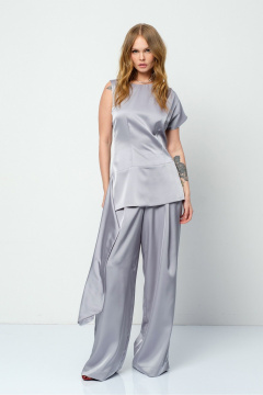 Блуза, брюки PiRS 5816 серый - фото 3