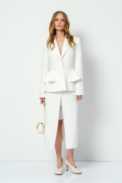 Жакет, юбка PiRS 5819 белый - фото 3