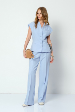 Брюки PiRS 5825 голубой - фото 2