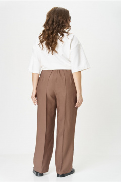 Брюки, футболка OVERYOU М197/1 молочно-мокко - фото 2